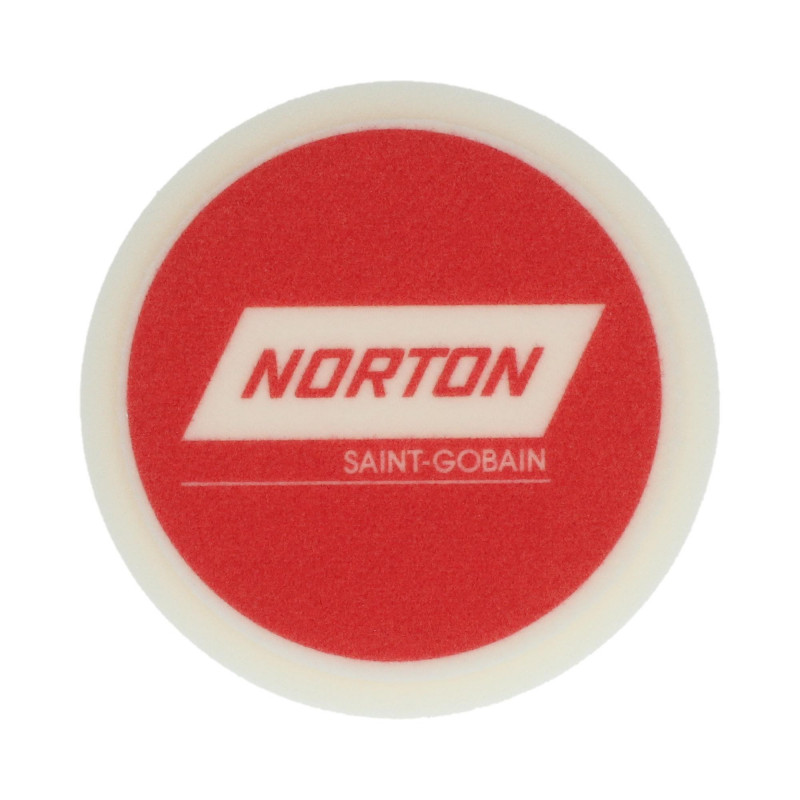 Burete polish redare luciu 150x30mm, alb, Norton, hard